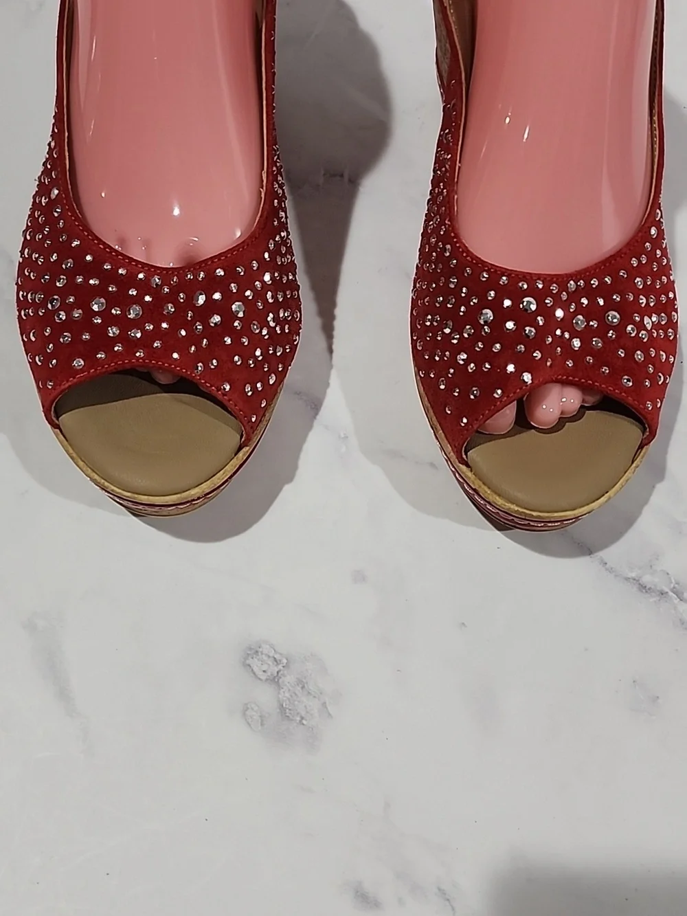 Spring Step Orella Red Open Toe Sandals